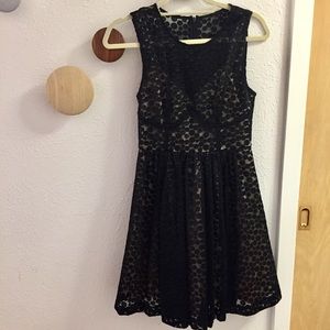 Anthropologie Sheer Polka Dot Dress
